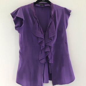 Nanette Lemire purple blouse